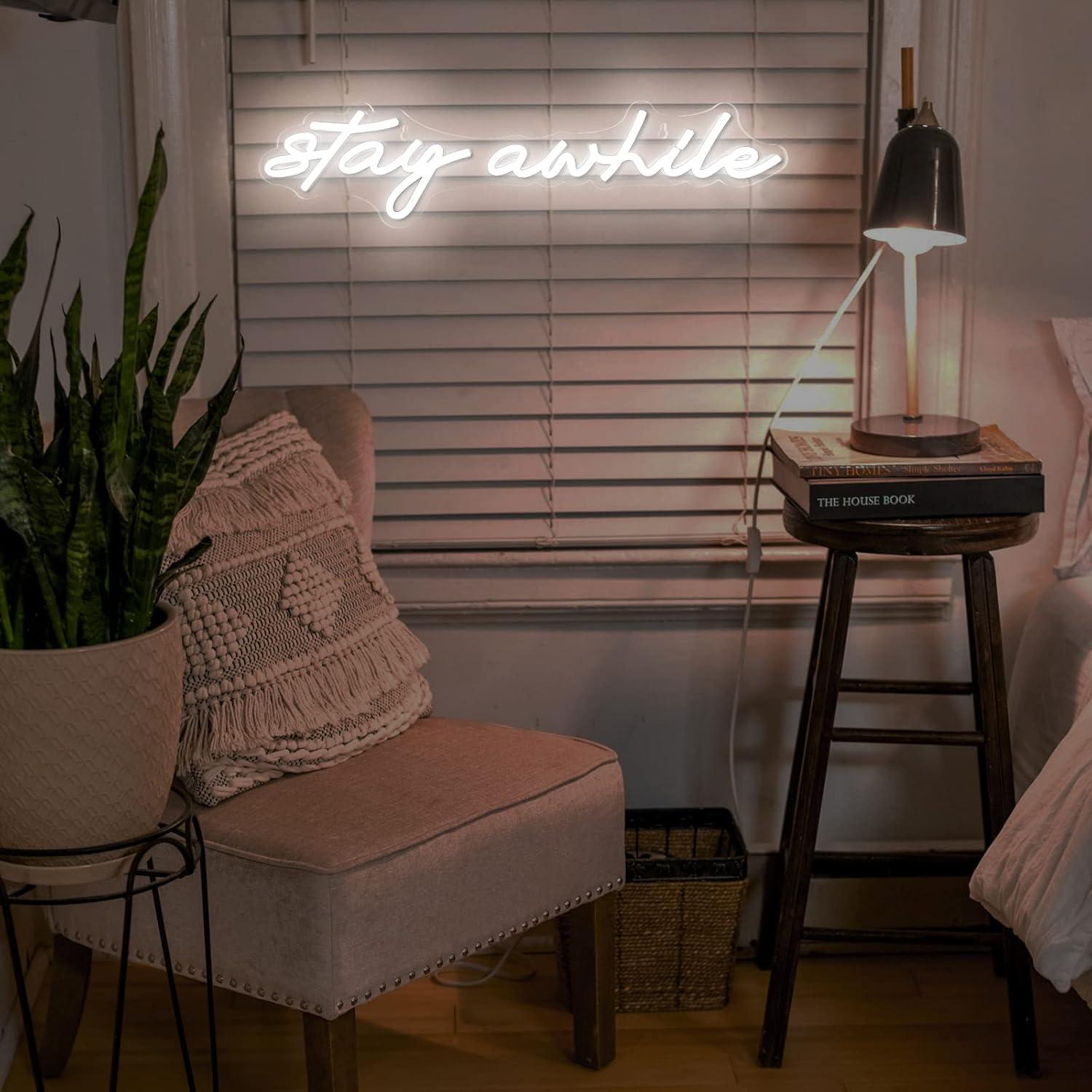 Lampu Neon LED USB yang Dapat  - Led Lighting Wall Decor ulasan dan harga