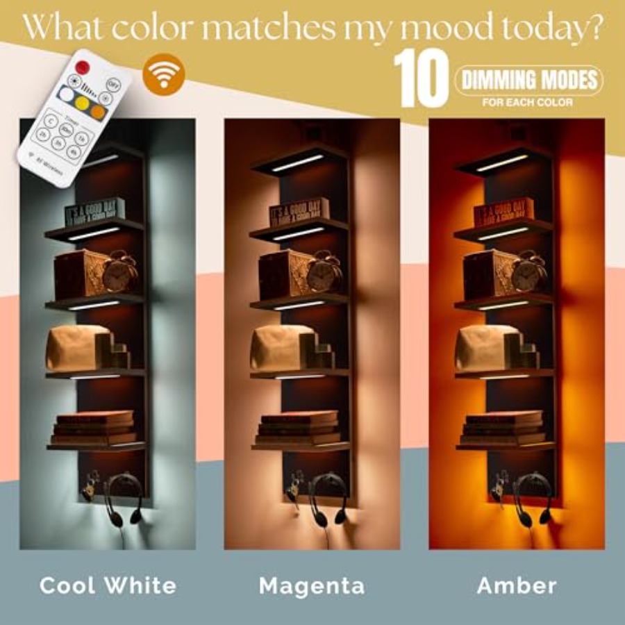 Rak Pajangan Lampu LED - Rak D - Led Lighting Wall Decor ulasan dan harga