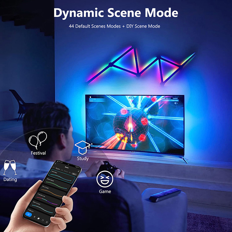 Lampu Dinding RGB Pintar, Lamp - Led Lighting Wall Decor ulasan dan harga