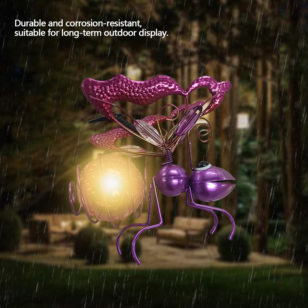 Patung Serangga Besi Tenaga Su - Lighting Bug Decor ulasan dan harga