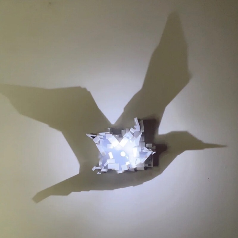 Lampu Tidur 3D Light Shadow Ni - Led Lighting Wall Decor ulasan dan harga