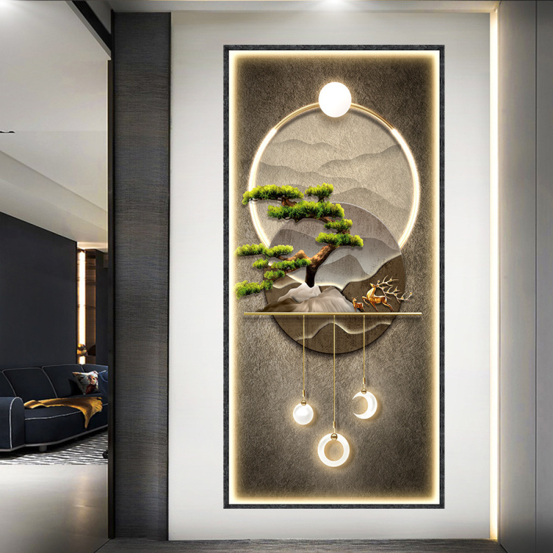 Lukisan dinding dekoratif tera - Home Decor Lighting Brands ulasan dan harga